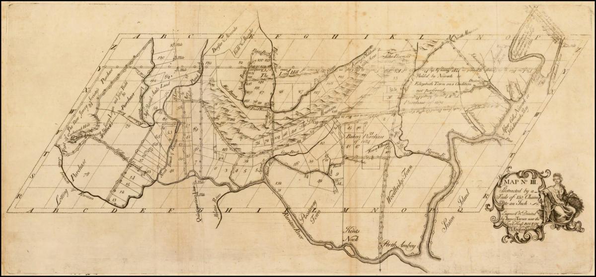 kart av colonial Boston